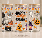 Spooky Seasons Iced Coffee Glass Cup