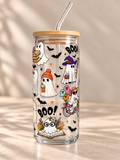 Halloween Ghosts Glass Cup